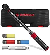 SUERCUP 3/8-inch Digital Torque Wrench(1.5-99.6Ft.Lb/2-135Nm